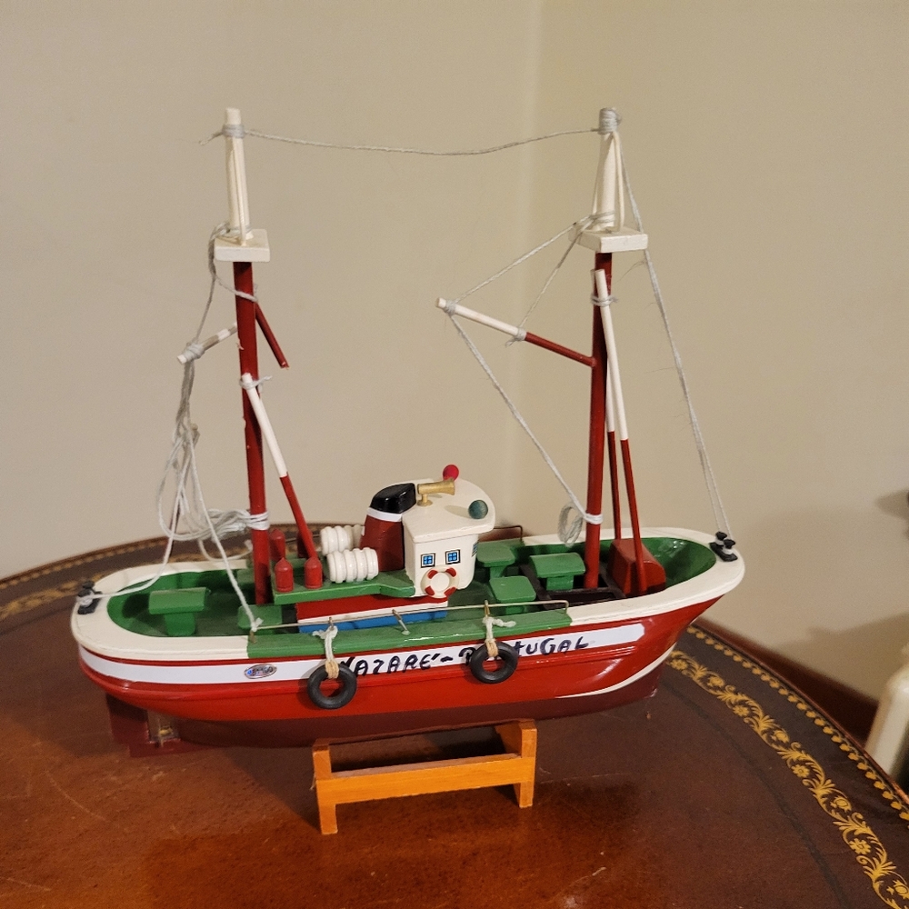 Wooden Boat Made In Portugal